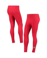 Women's ZooZatz Red Wisconsin Badgers Fleece-Lined Leggings