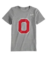 Preschool Unisex Nike Charcoal Ohio State Buckeyes Logo T-shirt