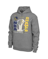 Men's Nike Heathered Gray Golden State Warriors 2022 Nba Finals Champions Locker Room Pullover Hoodie