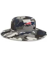 Men's New Era Camo New England Patriots 2022 Nfl Training Camp Official Panama Bucket Hat