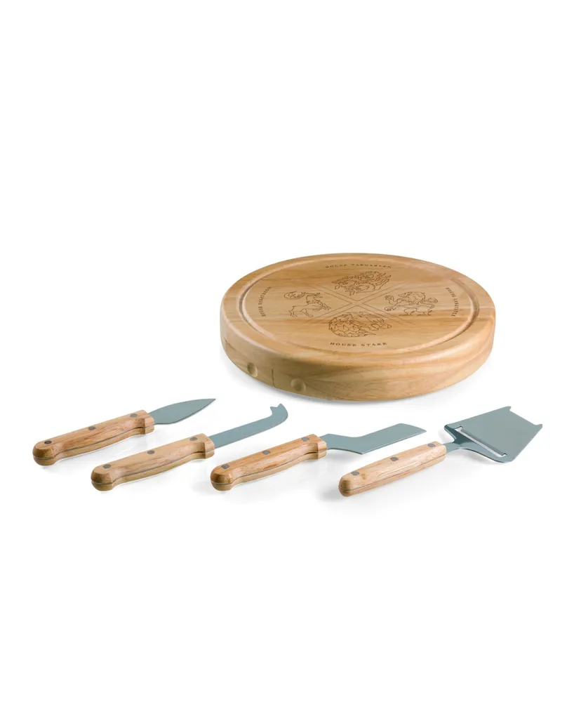 Game of Thrones 4 Houses Circo 5 Piece Cheese Cutting Board Tools Set