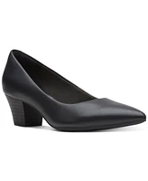 Clarks Women's Teresa Step Block-Heel Comfort Pumps