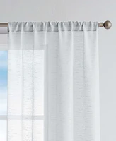 Nautica Erasmus Sheer Rod Pocket Window Curtain Panel Pair, 38" x 84"
