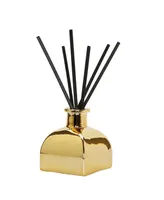 Iris Rose Square Reed Diffuser - Gold