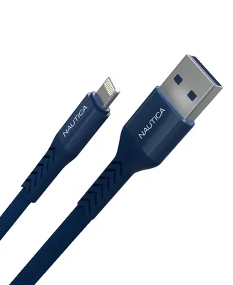 Nautica Usb A to Lighting Cable, Lighting to Usb A 2.4A Charging Cord, 4'