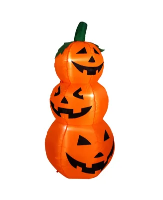 Led Inflatable Jack-o-Lantern Halloween Outdoor Decoration, 3.5'