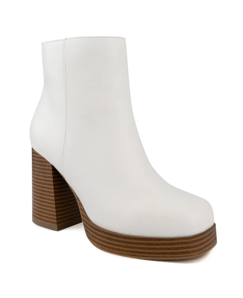 Sugar Women's Warrant Platform Dress Booties