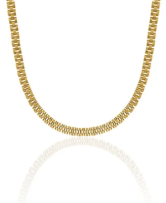 Oma The Label Timepiece Necklace in 18K Gold- Plated Brass