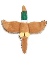 Barbour Plaid Logo Pheasant Squeaker Stuffed Dog Toy