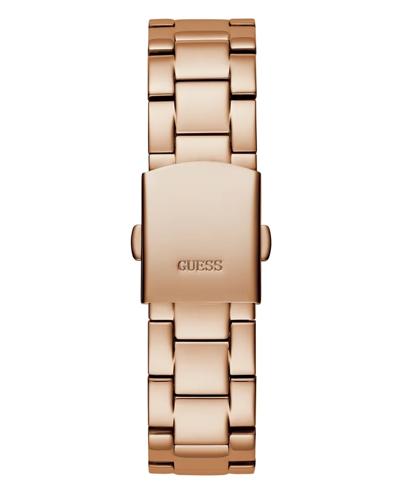 Guess Women's Quartz Rose Gold-Tone Stainless Steel Bracelet Watch 38mm - Rose Gold