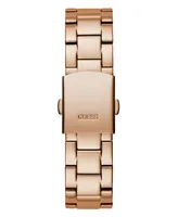Guess Women's Quartz Rose Gold-Tone Stainless Steel Bracelet Watch 38mm - Rose Gold