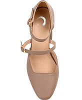 Journee Collection Women's Isadorah Double Strap Heels