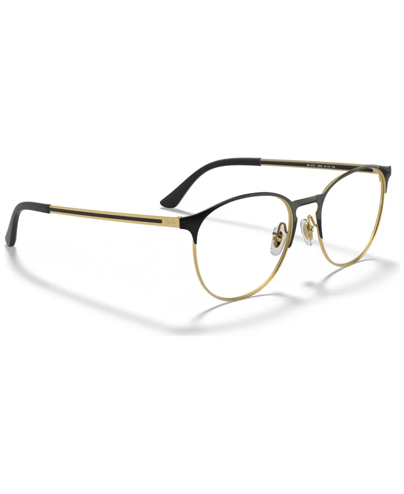 Ray-Ban RX6375 Unisex Round Eyeglasses