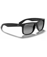 Ray-Ban Unisex Polarized Low Bridge Fit Sunglasses, RB4165F Justin Classic