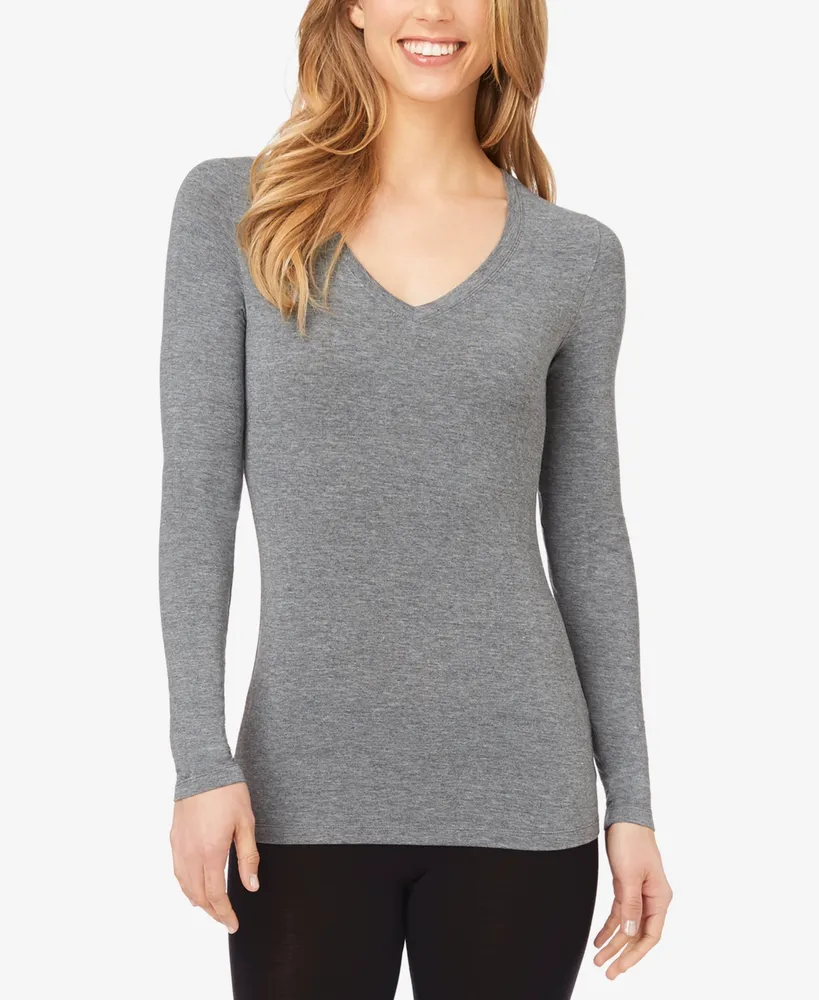 Cuddl Duds Womens Softwear Long Sleeve Crew Neck Top - JCPenney