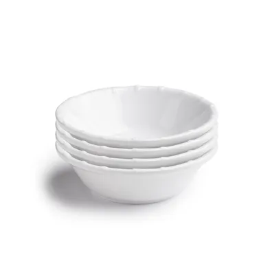 Q Squared Melamine Zen Bamboo 7.5" Personal Bowls, Set of 4