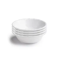 Q Squared Melamine Zen Bamboo 7.5" Personal Bowl Set/4