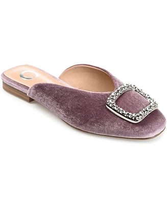 Journee Collection Women's Sonnia Velvet Mules
