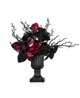 National Tree Company 18" Halloween Rose Plant