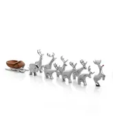 Nambe Mini Reindeer Set, 10 Piece