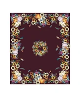 Laural Home Fall Feathers Tablecloth