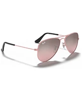 Ray-Ban Jr. Kids Sunglasses, RJ9506S Aviator (ages 4-6) - Pink