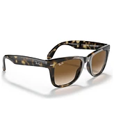 Ray-Ban Sunglasses, RB4105 Folding Wayfarer