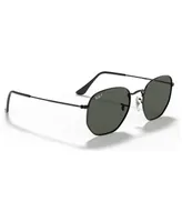 Ray-Ban Unisex Polarized Sunglasses, RB3548N Hexagonal Washed Evolve