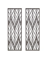 Madison Park Florian Carved Wall Panel Decor Set, 2 Piece