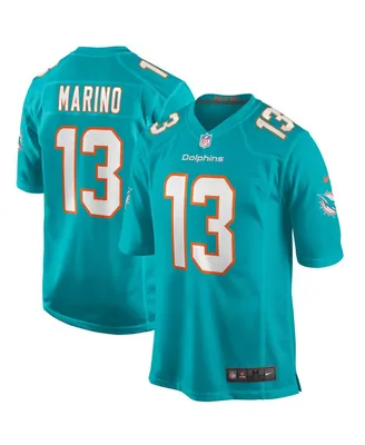 Men's Nike Dan Marino Aqua Miami Dolphins Game Retired Player Jersey