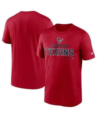 Men's Nike Red Houston Texans Legend Community Performance T-shirt