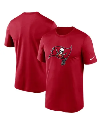 Men's Nike Red Tampa Bay Buccaneers Logo Essential Legend Performance T-shirt