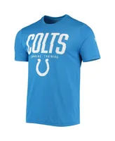 Men's New Era Royal Indianapolis Colts Combine Authentic Big Stage T-shirt