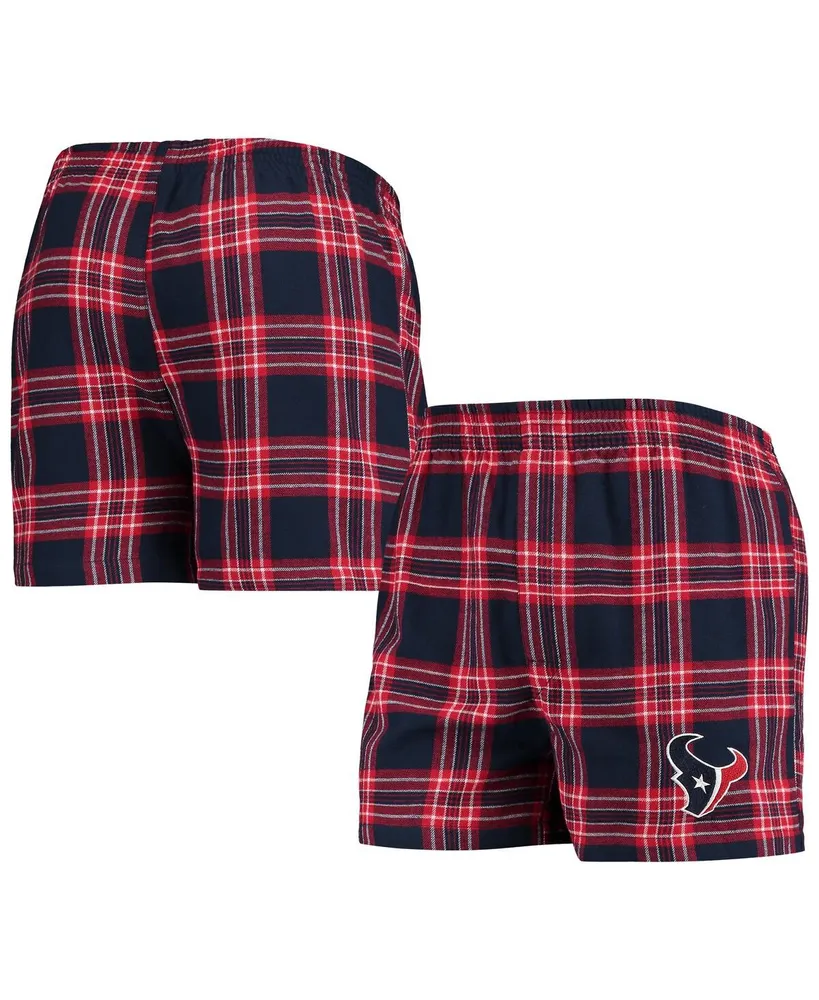 Men's Houston Astros Concepts Sport Navy/Orange Ledger Flannel Boxers