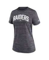 Women's Nike Black Las Vegas Raiders Sideline Velocity Lockup Performance T-shirt