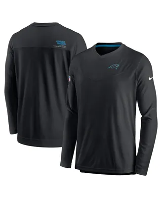 Lids Carolina Panthers Nike Sideline Coach Chevron Lock Up Logo V-Neck  Performance T-Shirt - Black