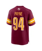 Men's Nike Da'Ron Payne Burgundy Washington Commanders Game Jersey