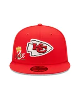 Men's New Era Red Kansas City Chiefs Crown 2x Super Bowl Champions 59FIFTY Fitted Hat