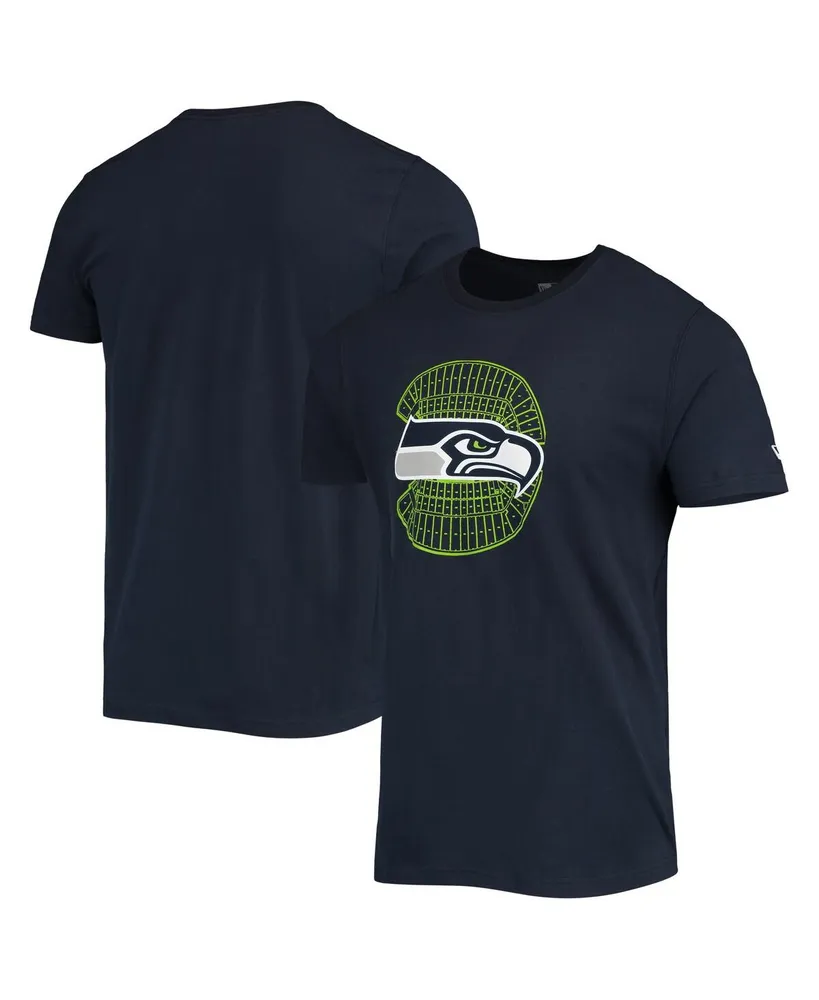 Men's New Era College Navy Seattle Seahawks Stadium T-shirt