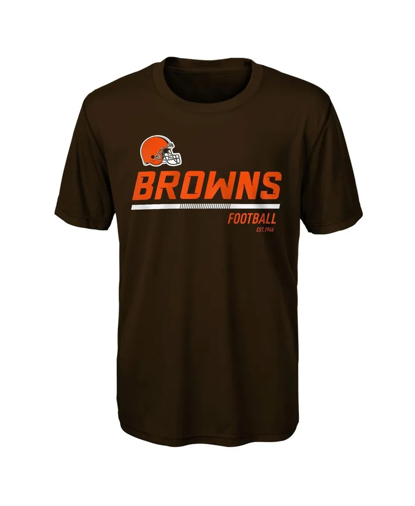 Big Boys Brown Cleveland Browns Engaged T-shirt