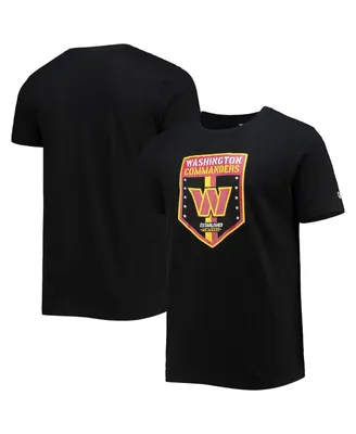 Men's New Era Black Washington Commanders Team T-shirt