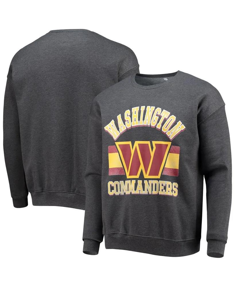 Men's Nfl x Darius Rucker Collection by Fanatics Charcoal Washington Commanders Sponge Fleece Pullover Sweatshirt