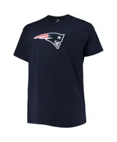 Men's Fanatics Mac Jones Navy New England Patriots Big and Tall Player Name Number T-shirt