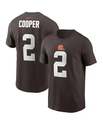 Men's Nike Amari Cooper Brown Cleveland Browns Player Name & Number T-shirt