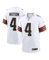 Men's Nike Deshaun Watson White Cleveland Browns Game Jersey