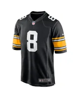 Men's Nike Kenny Pickett Black Pittsburgh Steelers 2022 Nfl Draft First Round Pick Game Player Jersey