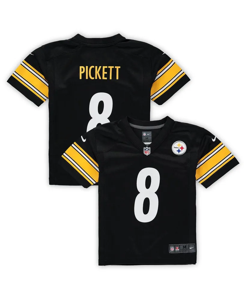 Men's Nike Kenny Pickett Black Pittsburgh Steelers Player Game Jersey Size: Small