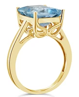 Macy's Topaz (4-1/4 ct. t.w.) Ring 14K Yellow Gold