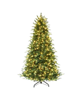 7.5' Pre-Lit Galveston Fir Tree with 800 Color Select Led Lights, 3485 Tips