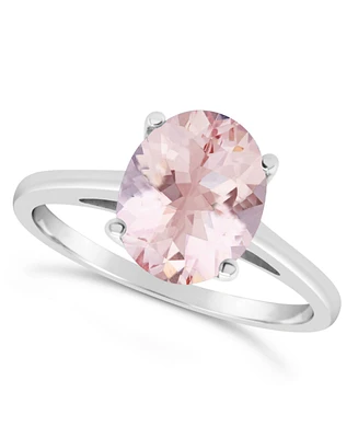 Macy's Morganite (2-1/2 ct. t.w.) Ring 14K White Gold